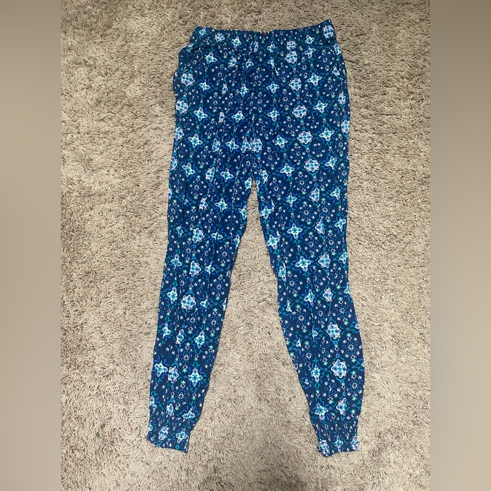 H&M Flowy Printed Jogger Pants